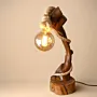 Handmade Curved Branch Edison Table Lamp – Athar Al-Sarmad Design