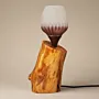 Handmade Wood Balloon-Shade Table Lamp – Wooden Balloon Design