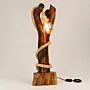 Handmade Rustic Branch Table Lamp – Rustic Ghosn Design with Warm Light
