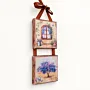 Set of 2 Mini Decoupage Canvas Wall Art