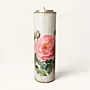 Shabby Chic Floral Wooden Candle Holder