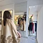 Gold Taffeta Satin Abaya with 3D Floral Details