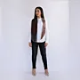 Elegant Detachable Satin and Leather Fashion Collar