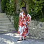 Rose Satin Silk Abaya with Coordinating Belt