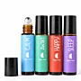 Harmony Aromatherapy Essential Oil Roller Gift Set – 4 × 10 ml