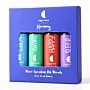 Harmony Aromatherapy Essential Oil Roller Gift Set – 4 × 10 ml