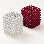 Handmade Crystal Beaded Makeup Brush Holder with Color Options