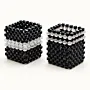 Handmade Black Crystal Brush Holder with Clear Band Options