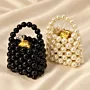 Mini Pearl Beaded Favor with Gold Star Charm