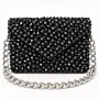 Handmade Black Crystal Beaded Clutch Bag