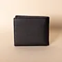 Men's Leather Zip Bifold Wallet – Black Long Bifold – 24x9.5x1.5 cm