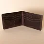 Distressed Nubuck Men's Bifold – Diagonal Card Slot – 24x9x1.5 cm