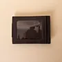 Magnetic Nappa Leather Card and Cash Wallet – Dark Brown – 8x11x0.5 cm