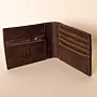 Distressed Nubuck Men's Bifold – Classic Brown – 24x9x1.5 cm