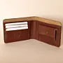 Distressed Leather Multi-Pocket Wallet – Brown Multi-Pocket – 20x10x2 cm