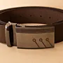 Unisex Leather Belt – Brown with Utility Buckle (Available In Sizes)
