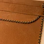 Leather A4 Laptop Flip Sleeve – Camel Brown Envelope – 37x23 cm
