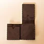 Three-Panel Leather Wallet – Dark Brown Three-Panel – 8x10x0.7 cm per panel