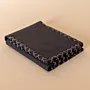 Three-Panel Leather Wallet – Black Three-Panel – 8x10x0.7 cm per panel