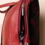 Limited Heritage Leather Backpack – Red Embroidery – 36x33x11 cm