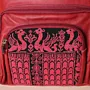 Limited Heritage Leather Backpack – Red Front-Pocket – 36x33x11 cm