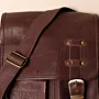 Multi-Pocket Leather Men's Bag – Burgundy Multi-Pocket – 27x21x6 cm