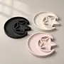 Ramadan Crescent Concrete Dish with Optional Scented Candle (Available In Scents and Colors)