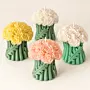 Large Floral Bouquet Sculpted Candle (Available In Scents and Colors)