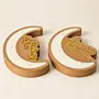 Wooden Crescent Ramadan Scented Candle with Arabic Calligraphy (Available In Scents)
