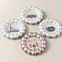 Round Pearl Concrete Coaster for Jewelry and Accessories (Available In Colors)