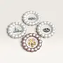 Round Pearl Concrete Coaster for Jewelry and Accessories (Available In Colors)