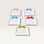 Square Concrete Trinket Coaster with Decorative Bow Detail (Available In Colors)