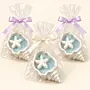 Seashell Scented Candle with Starfish Detail (Available In Scents and Colors)