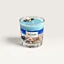 Ocean-Inspired Blue Scented Candle in Glass with Shell Details (Available In Scents and Colors)