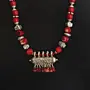 Handcrafted Bamboo Coral Indian-Pendant Necklace