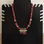 Handcrafted Bamboo Coral Indian-Pendant Necklace
