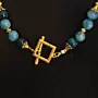 Handcrafted Contemporary Necklace in agate