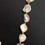 Handcrafted Pearl-Coated Shell Centerpiece Necklace