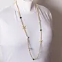 Contemporary Necklace in pearl