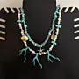 Contemporary Necklace in turquoise