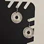 Contemporary Necklace & Earrings Set in copper