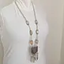  silver-plated metal with floral detail