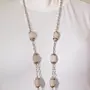 Contemporary Necklace in quartz