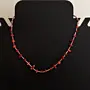 Handcrafted Delicate Red Coral Necklace with Distinctive Detail
