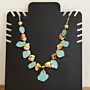 Contemporary Necklace in turquoise
