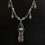  Bracelet & Earrings Set in ceramic beads