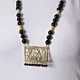 Handcrafted Contemporary Necklace in onyx