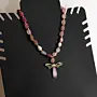 Contemporary Necklace in natural pearl