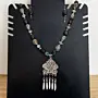 Contemporary Necklace & Earrings Set in agate