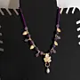 Contemporary Necklace in natural pearl